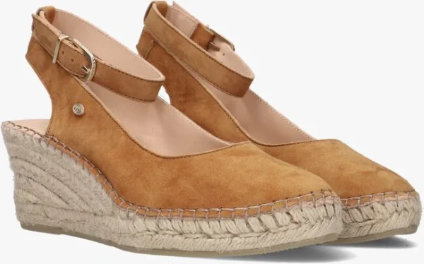 dernière tendance Fred De La Bretonière Fred De La Bretoniere 153010245 Espadrilles En Cognac 3