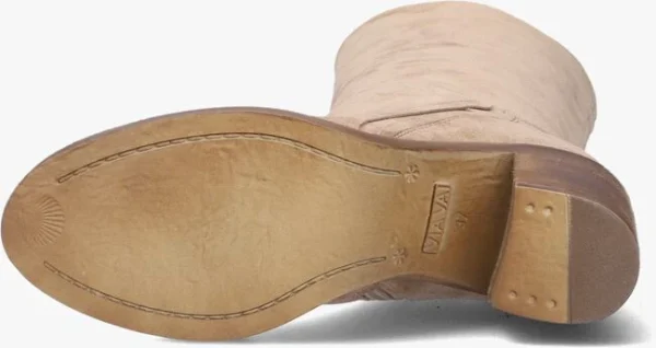 Via Vai Taara Stace Bottes Hautes En Beige boutique en france 5