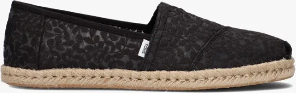 Toms Alpargata Rope Espadrilles En Noir Livraison internationale 1