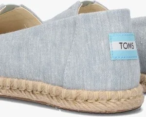 Toms Alpargata Rope Espadrilles En Bleu achat pas cher 11