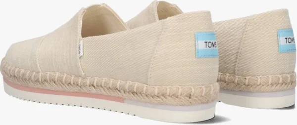 Toms Alpargata Platform Rope Espadrilles En Beige boutique 4