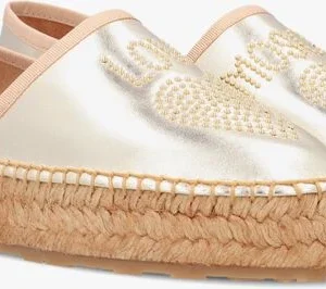 marque moins cher Love Moschino Ja100 Espadrilles En Or 9