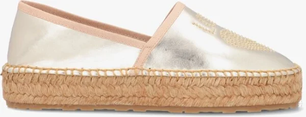 marque moins cher Love Moschino Ja100 Espadrilles En Or 1