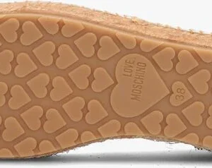 marque moins cher Love Moschino Ja100 Espadrilles En Or 13