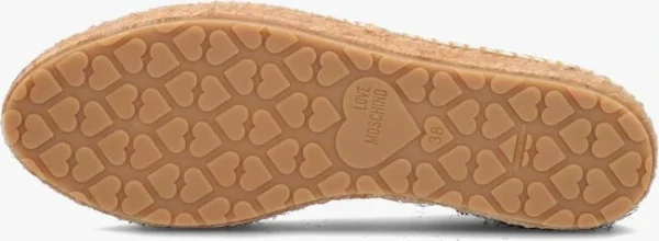 marque moins cher Love Moschino Ja100 Espadrilles En Or 5