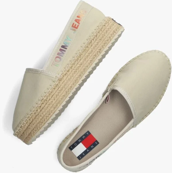 Tommy Jeans Tie Dye Branding Espadrilles En Beige boutique en ligne 6