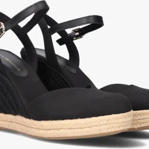 grande popularité Tommy Hilfiger Basic Closed Toe High Wedge Espadrilles En Noir 9