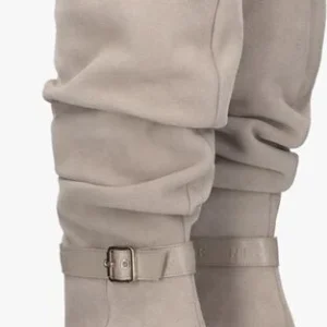 Nikkie Suede High Boots Bottes Hautes En Beige solde en ligne 12