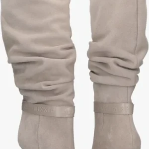 Nikkie Suede High Boots Bottes Hautes En Beige solde en ligne 16