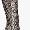 Nikkie Croco High Boots Bottes Hautes En Beige grande marque pas cher 19