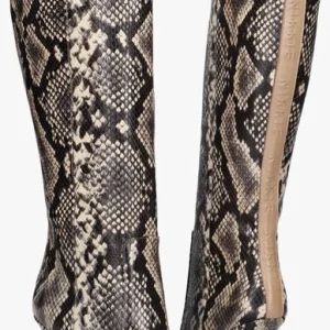 Nikkie Croco High Boots Bottes Hautes En Beige grande marque pas cher 16