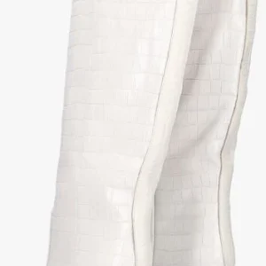 Nikkie Croco High Boots Bottes Hautes En Blanc Authentic Original licence 12