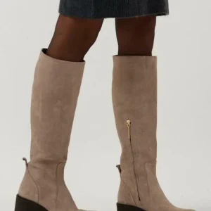 Fred De La Bretonière Fred De La Bretoniere 193010123 Bottes Hautes En Taupe De super promotions disponibles 18