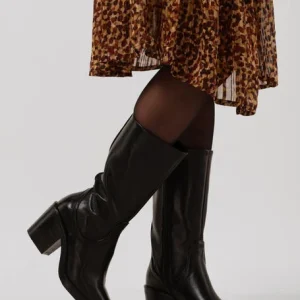 Via Vai Kailee Sutton Bottes Hautes En Noir marque moins cher 18