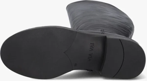 a Prix Discount Via Vai Bellamy Lang Bottes Hautes En Noir 5