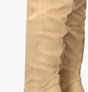 REMISE allant jusqu. Steve Madden Darian Bottes Hautes En Beige 11