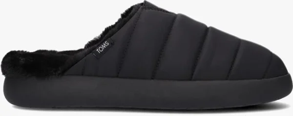 Toms Alpargata Mallow Mule Chaussons En Noir Meilleur Prix Garanti 1