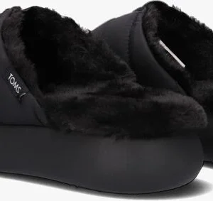 Toms Alpargata Mallow Mule Chaussons En Noir Meilleur Prix Garanti 11
