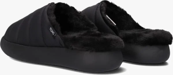 Toms Alpargata Mallow Mule Chaussons En Noir Meilleur Prix Garanti 4