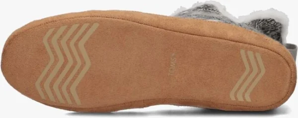 authentiques Toms Lola Chaussons En Gris 5
