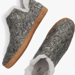 authentiques Toms Lola Chaussons En Gris 15