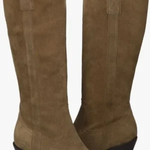 Notre-v 03-221 Bottes Hautes En Taupe magasin pas cher 15