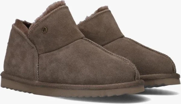 Warmbat Willow Chaussons En Taupe fashion pas cher 3