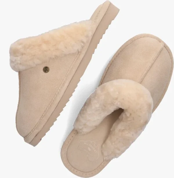 magasin en ligne france Warmbat Lismore Chaussons En Beige 6