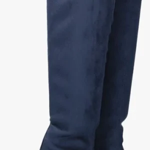 Notre-v 22260 Bottes Hautes En Bleu Promotio de vente 11