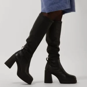 Notre-v 5466 Bottes Hautes En Noir soldes pas cher 18
