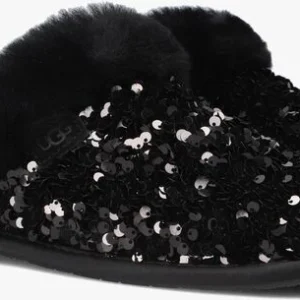meilleur cadeau Ugg W Scuffette Ii Chunky Sequin Chaussons En Noir 9