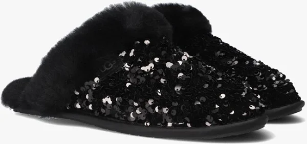 meilleur cadeau Ugg W Scuffette Ii Chunky Sequin Chaussons En Noir 3