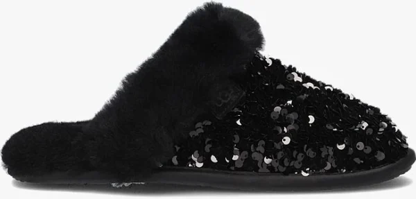 meilleur cadeau Ugg W Scuffette Ii Chunky Sequin Chaussons En Noir 1