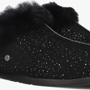 mode Ugg W Scuffette Ii Metallic Spots Chaussons En Noir 9