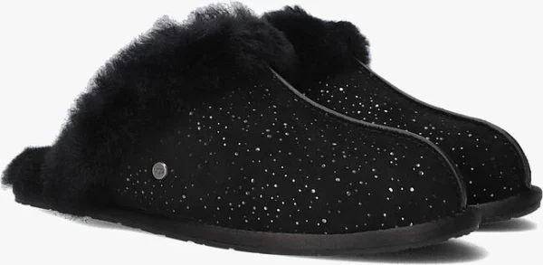 mode Ugg W Scuffette Ii Metallic Spots Chaussons En Noir 3