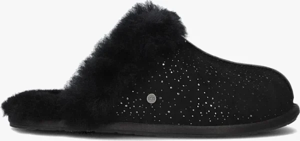 mode Ugg W Scuffette Ii Metallic Spots Chaussons En Noir 1
