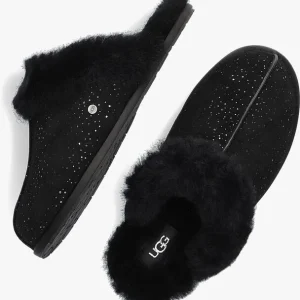 mode Ugg W Scuffette Ii Metallic Spots Chaussons En Noir 15