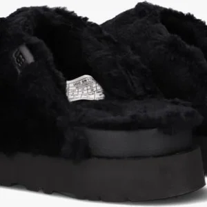 Ugg W Fuzz Sugar Slide Chaussons En Noir en ligne vente 11
