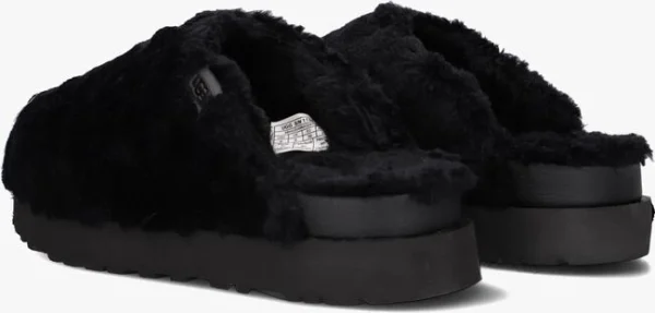 Ugg W Fuzz Sugar Slide Chaussons En Noir en ligne vente 4