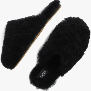 pas cher en ligne Ugg W Maxi Curly Slide Chaussons En Noir 15