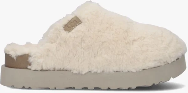 Ugg W Fuzz Sugar Slide Chaussons En Blanc france en ligne 1