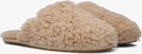Ugg W Maxi Curly Slide Chaussons En Beige à prix d'occasion 3