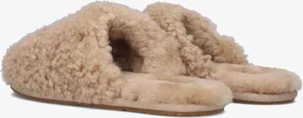 Ugg W Maxi Curly Slide Chaussons En Beige à prix d'occasion 4
