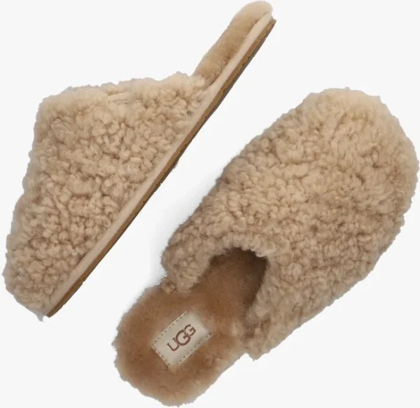 Ugg W Maxi Curly Slide Chaussons En Beige à prix d'occasion 6