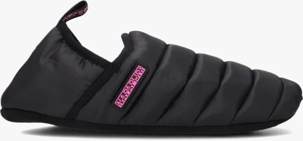 l'unique style Napapijri Plume Chaussons En Noir 1