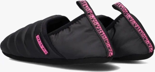 l'unique style Napapijri Plume Chaussons En Noir 4