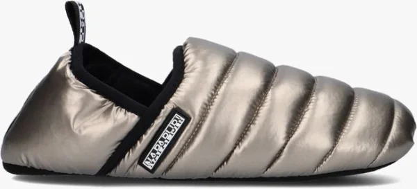 Napapijri Plume Chaussons En Argent grand choix 1