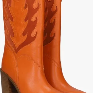 site soldes Bronx Mya Mae Bottes Hautes En Orange 10