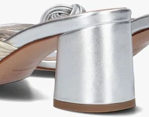 Fabienne Chapot Monica Knot Mule En Or Nouvelle Collection 12