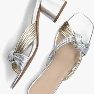 Fabienne Chapot Monica Knot Mule En Or Nouvelle Collection 16